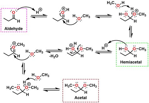 acid catalyzed hydrolysis of acetals