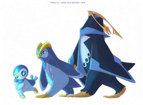 Piplup Evolution line by me. Happy Friday! : r/pokemon