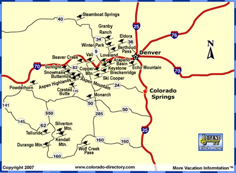 a map of the colorado springs area