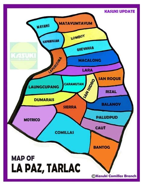 MAP OF LA PAZ, TARLAC