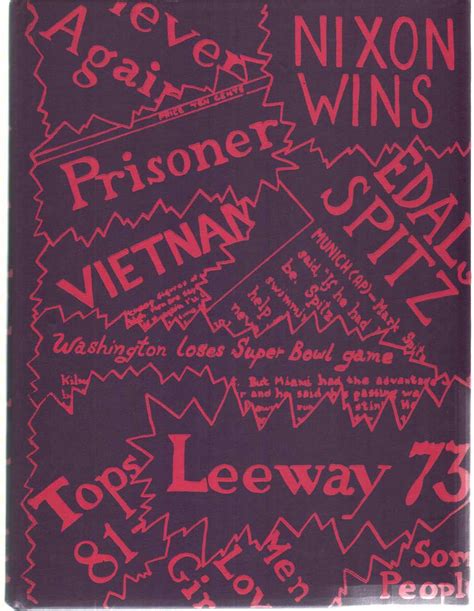 LEEWAY 1973 Yearbook Robert E. Lee High School Staunton, Virginia