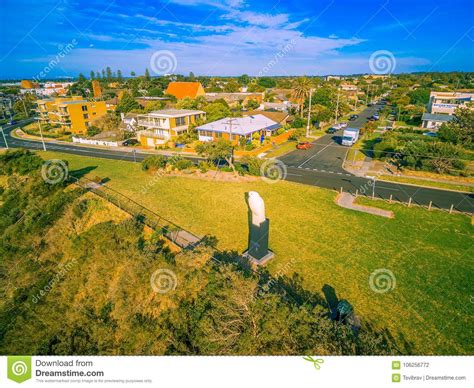 Aerial View of the Eagle Bunjil Sculpture in Frankston, Victoria ...