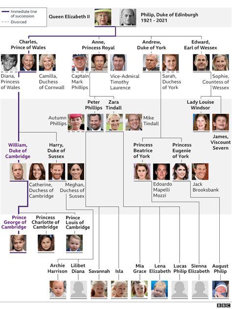 Royal Family tree and line of succession - BBC News