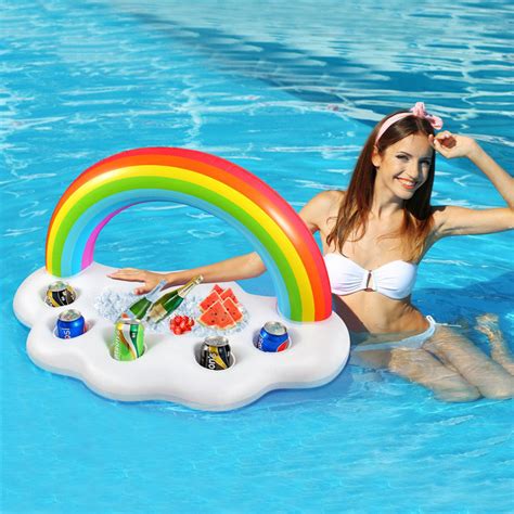 Inflatable Cup Holder Swimming Pool Float Pool Toy – Vogue Gadget