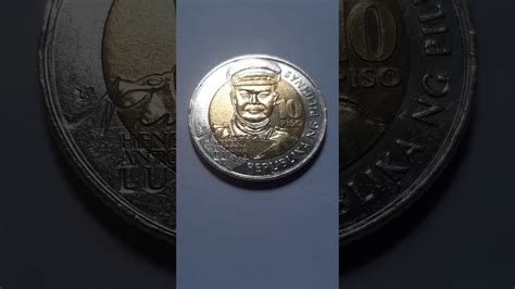 Philippine ten peso commemorative coins. - YouTube