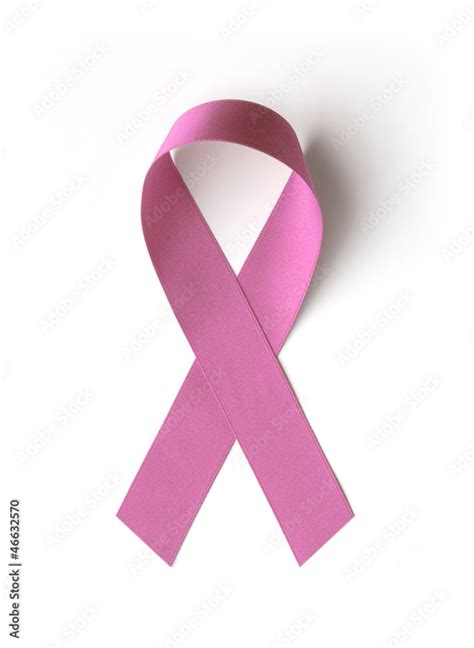 lazo rosa contra el cancer de mama foto de Stock | Adobe Stock