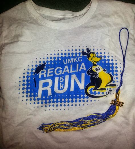 Slowly Tri-ing: UMKC Regalia Run 5K - Go Roos!