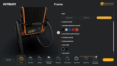 Sunrise Medical - Wheelchair Configurator :: Behance