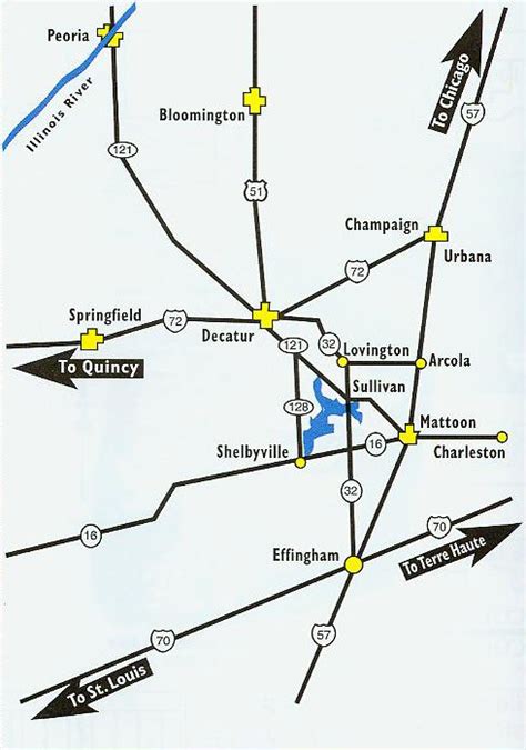 Lake Shelbyville :: Map