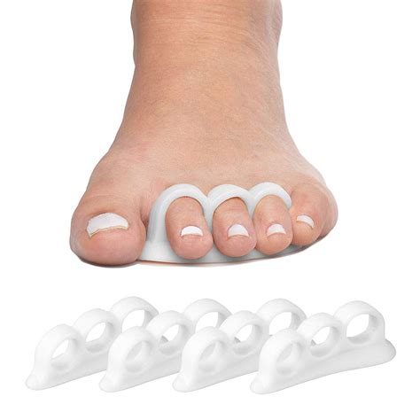 ZenToes Hammer Toe Straightener and Corrector 4 Pack Soft Gel Crests ...