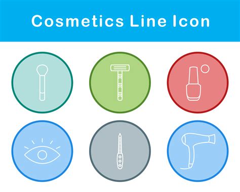 Cosmetics Vector Icon Set 21360053 Vector Art at Vecteezy