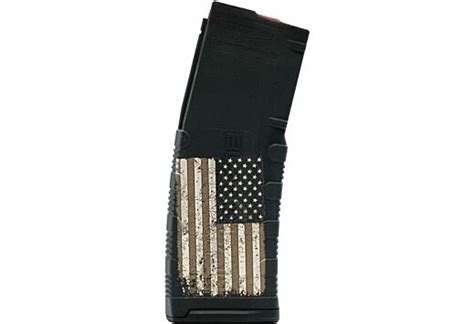 BLACK RAIN MAGAZINE AR15 30RD 5.56" AMERICAN FLAG ETCHED - Voodoo Armory