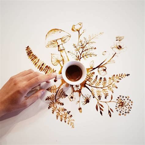 Coffee And Tea Turned Into Beautiful Art By Giulia Bernardelli | Coffee ...