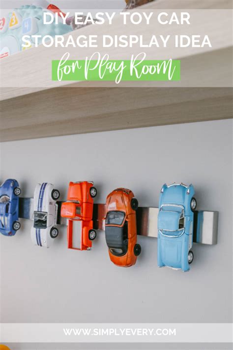 DIY Easy Toy Car Storage Display Idea - Simply Every