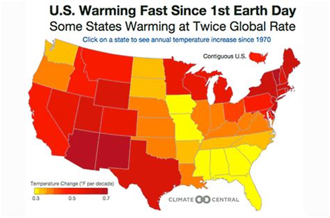 Climate change by state: An interactive map of the U.S. | Salon.com