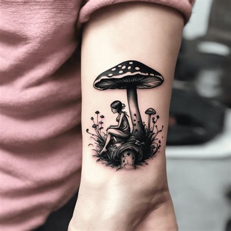 96 Mushroom Tattoo Ideas Created With Ai | artAIstry