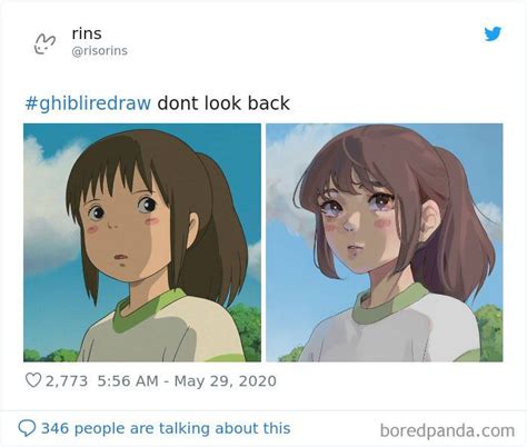 Viral Challenge Has People Redrawing Studio Ghibli Characters In Their ...