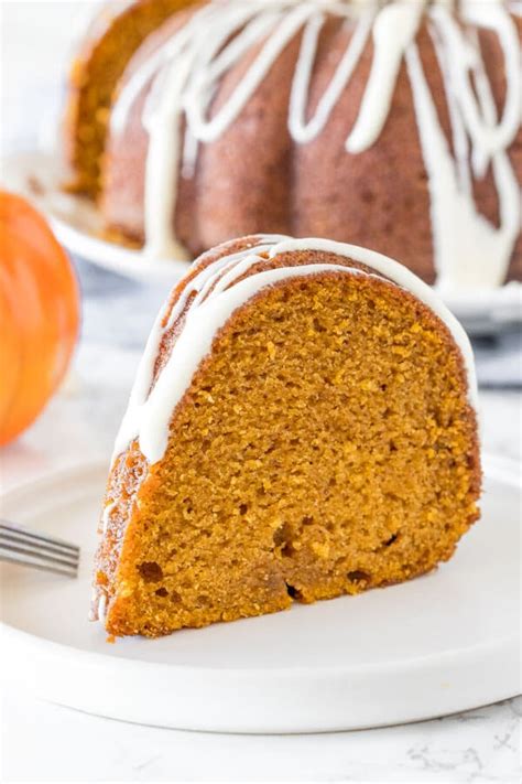 The Best Pumpkin Bundt Cake - Topped with Cream Cheese Glaze