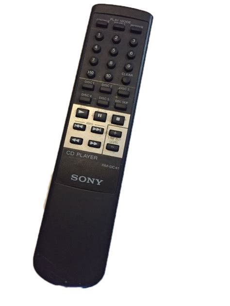 SONY CD Player Remote Control RM-DC41 970130 Controller | eBay