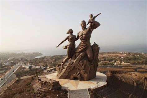 The African Renaissance Monument in Dakar, Senegal | Statue, Monument ...