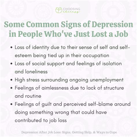 Signs of Depression After a Job Loss & 11 Ways to Cope