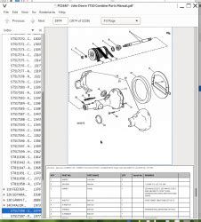 John Deere 7720 Combine Parts Catalog (PC1667) | A++ Repair Manual Store