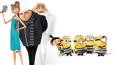 Despicable Me 3 Agnes Lucy Wilde Gru Dru Minions