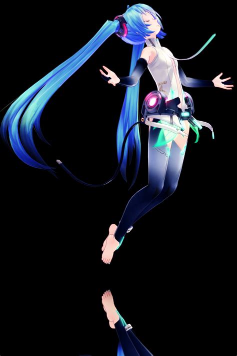 [MMD] Hatsune Miku Append Render by GarouD on DeviantArt