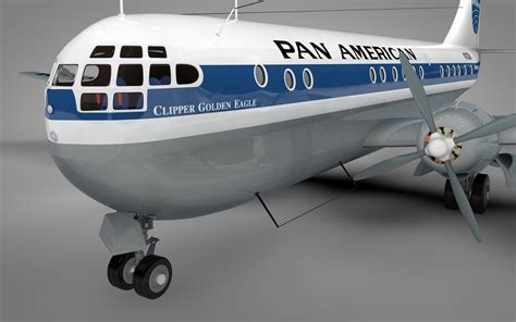 Boeing 377 Stratocruiser PAN AM L268 3D Model $170 - .c4d .unknown - Free3D