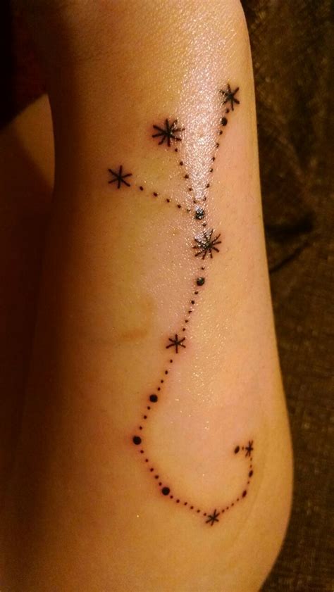 FYeahTattoos.com — Scorpio constellation tattoo done at Black Cat...