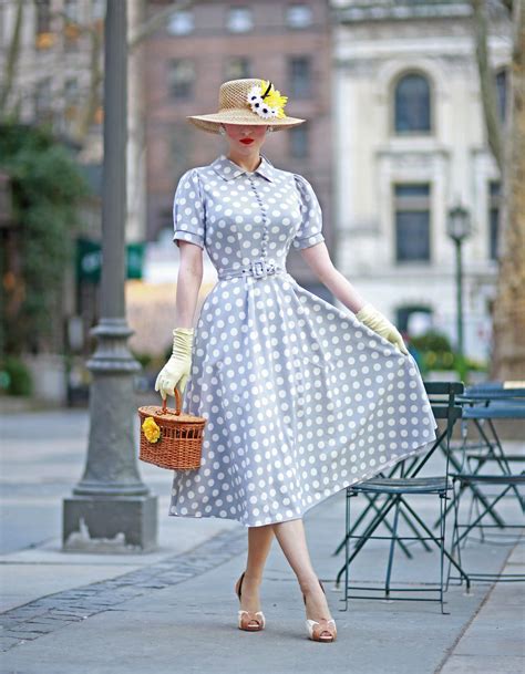 Polkadot Pencil or Swing Vintage Dress Inspired Retro 50s - Etsy ...