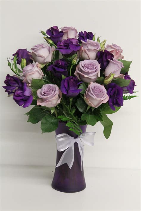 The Purple Bouquet by The Flower Lover