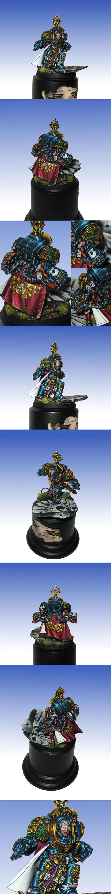 Marneus Calgar Close-ups | Warhammer art, Warhammer 40k, Miniature painting