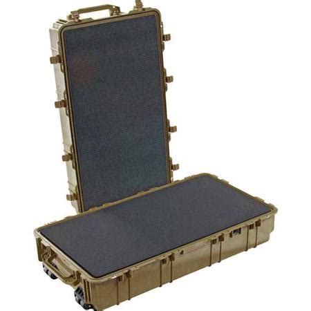 Pelican 1780 Waterproof Travel Case with Foam & Wheels, Desert Tan