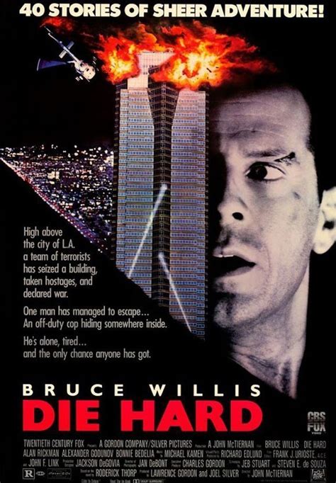 Die Hard, 1988 | Hard movie, Movie posters, Action movies