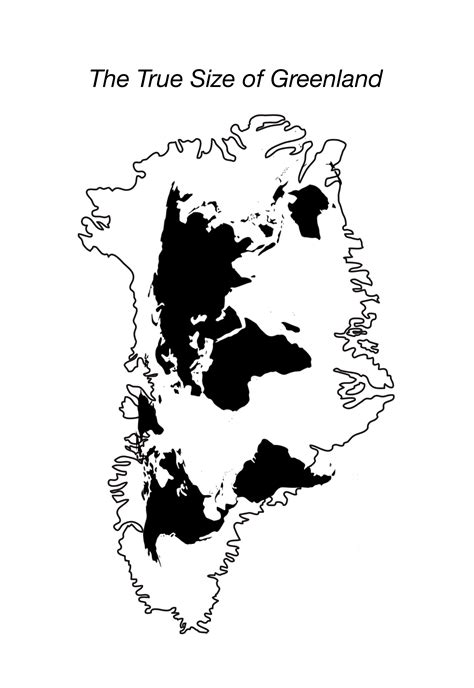 The True Size of... Greenland : r/mapporncirclejerk