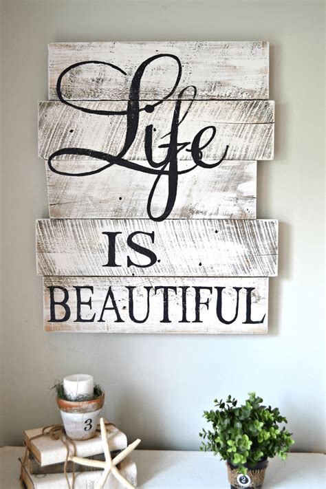 Breath-Taking Rustic Home Décor Signs from Wood Charm