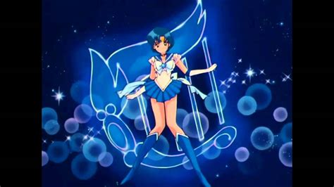 Sailor Moon - Mercury - All Attacks and Transformation - YouTube