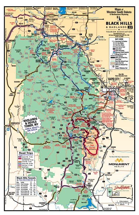 Black Hills Trail System Map