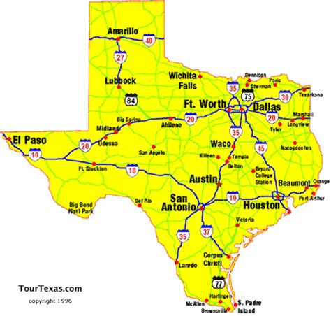 Official Texas Highway Map - Alaine Leonelle