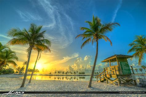 Coral Gables Matheson Park Sunrise at the Beach