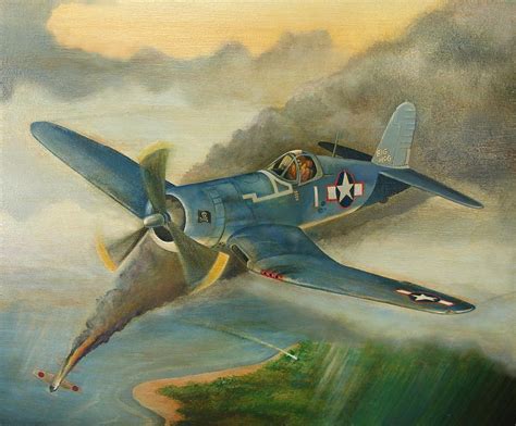 F4U Corsair Painting by Stuart Swartz - Fine Art America