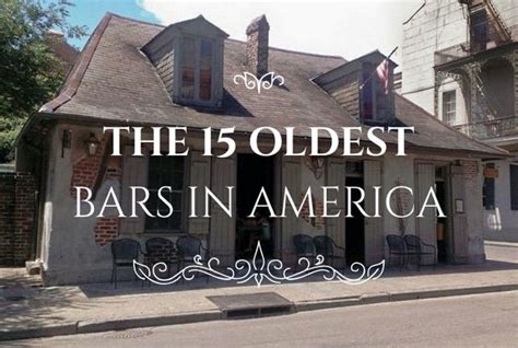 The 15 Oldest Bars in America – Suburban Men