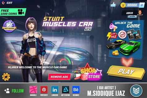 Stunt Car Game on Behance