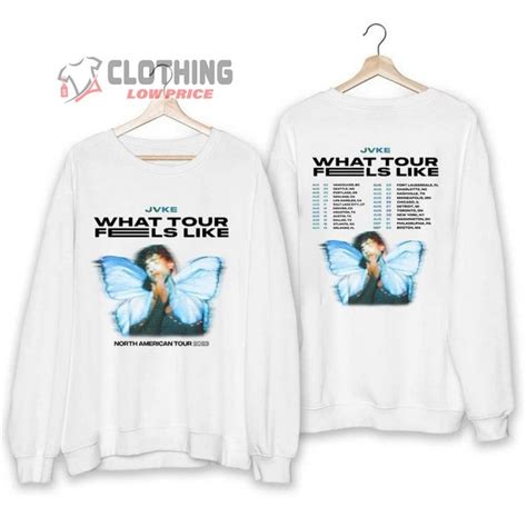 Jvke Concert Tour 2023 Merch, Jvke What Tour Feels Like Tour 2023 Shirt ...