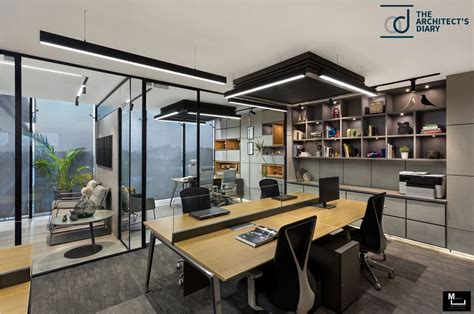 Space Inherits The Subtlety Of Contemporary Office Interiors ...