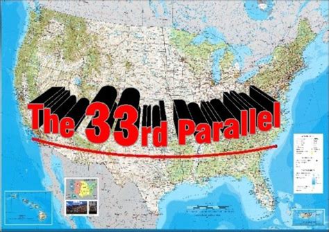 33rd Parallel Map United States