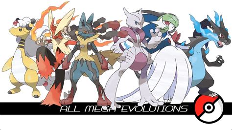 Pokemon Mega Evolution List