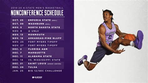 Kansas State announces non-conference hoops schedule - EMAWOnline