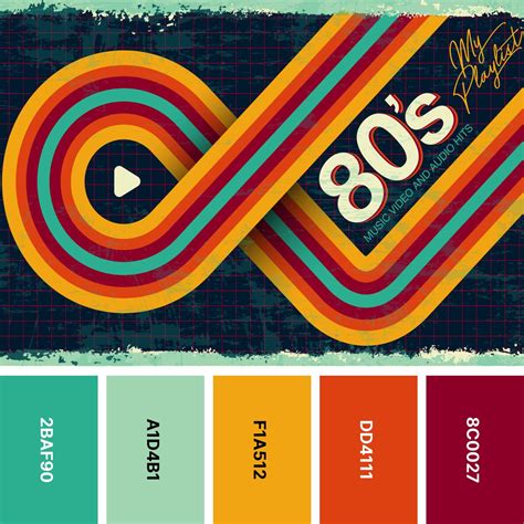 31 Retro Color Palettes for Throwback Designs | Color Meanings